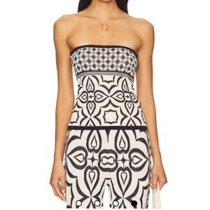 MISA Los Angeles Navy + White Bandeau in XS